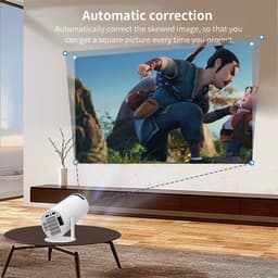 Freestyle design. 4K Ultra HD LED Smart Android 11 Multimedia projector beamer. met WIFI en Bluetooth INCL. De nieuwe H713 Quad-core ARM-Cortex-A53 PROCESOR. — thumbnail 4