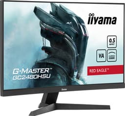 iiyama G-Master GC2480HSU-B1 Red Eagle - 24 inch - Full HD - VA - 180 Hz - Curved — thumbnail 1