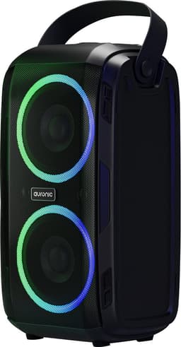Auronic Partybox - Draadloos - Party Speaker - Muziek box - Discolichten - USB, AUX en SD-kaart Aansluiting - Zwart — thumbnail 1