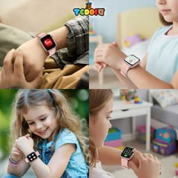 TeddiQ 4G Smartwatch - GPS Kinder Smartwatch - GPS Tracker & Videobellen - Roze - WhatsApp & Spraakmemo’s - SOS knop - Smartwatch Kinderen — thumbnail 2