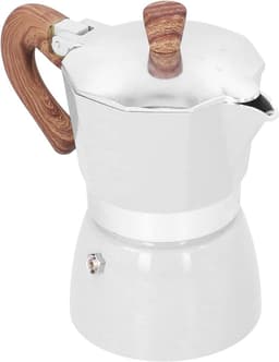 Espressomachine voor 3 kopjes, aluminium koffiezetapparaat met draagbare handgreep, geschikt voor camping en kantoor. — thumbnail 1