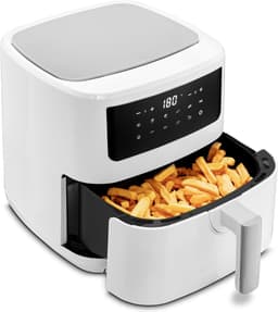 Quvo® Mini airfryer - Airfryer - Airfryer klein - Wit - ‎40cm x 33cm x 33cm — thumbnail 1