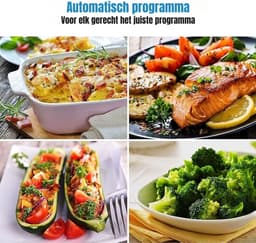 Aurixi® Heteluchtoven - Oven - Airfryer Oven - Zilver - 42cm x 49cm x 30cm — thumbnail 4