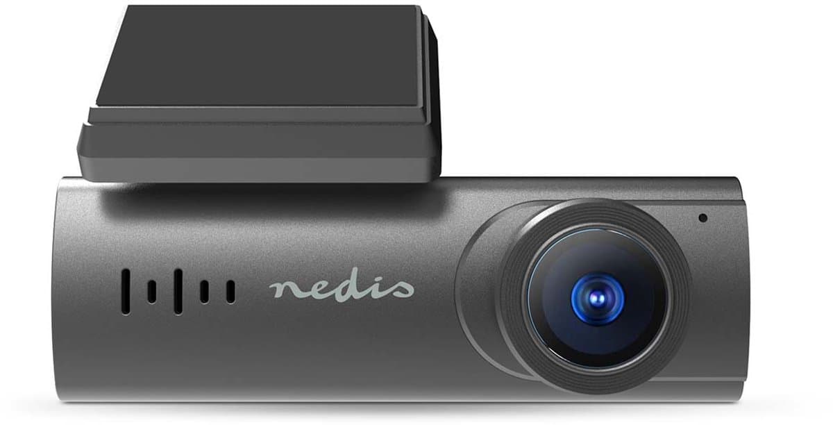 Nedis Dashcam – 1080p Full HD – Voor Auto – WiFi – Nachtzicht – Looprecording - 128GB - Vaderdag Cadeau — afbeelding 1