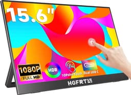 Draagbare Externe Monitor 15.6 Inch Full HD Touchscreen Monitor USB-C & Mini-HDMI — thumbnail 1
