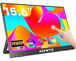 Draagbare Externe Monitor 15.6 Inch Full HD Touchscreen Monitor USB-C & Mini-HDMI