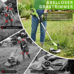 Grasmaaier Elektrisch - Grastrimmers met Accu - — thumbnail 3