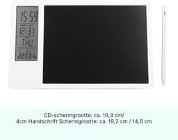 DYNA®Digitaal Notitieblok - Grafische Tablet Met Tekenpen - Herbruikbare Notitieblok – Wit - ‎11cm x 15cm x 1cm — thumbnail 3