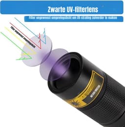 Zyrex® Laserpen - Laser - Pen - Zwart - 19cm x 9cm x 6cm — thumbnail 2
