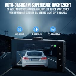 Nexvo® Dashcam voor Auto Voor en Achter - Dashcam - Zwart - 9cm x 4cm x 6cm - 345 g — thumbnail 4