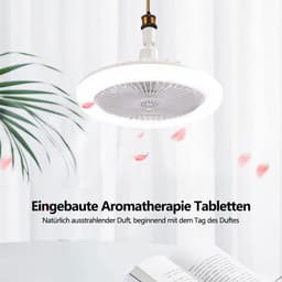 Plafondventilator met Verlichting en Afstandsbediening - Stijlvolle Ventilatorlamp — thumbnail 4