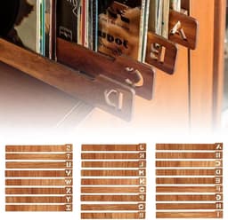Vinyl Platen Houder en Display Stand - Opbergrek voor LP's en Brochures — thumbnail 1