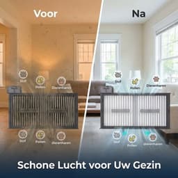 4x Geschikt voor Eufy X8 Pro / X8 Pro SES HEPA Filters - Vervangingsonderdelen voor Robotstofzuiger — thumbnail 2