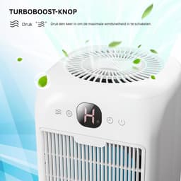 NBAP® Air Purifier - Luchtreiniger - Luchtbevochtiger - Wit — thumbnail 4