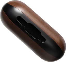 Nomad Modern Lederen Hoesje AirPods Pro 3 – Speciaal Ontworpen voor AirPods Pro (3e Generatie) – Biedt Toegankelijke USB-C Poort – Qi en MagSafe Laadcompatibiliteit - Bruin — thumbnail 2