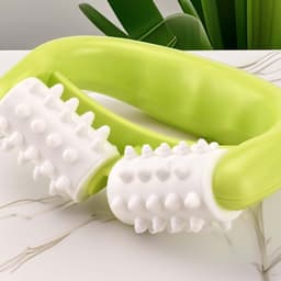 Vitolog - Handmatige Anti-cellulitis Massager - Ergonomisch - Groen en Wit — thumbnail 3