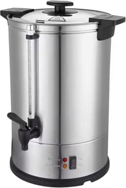 Koffie Percolator - Professioneel Apparaat - Veel Koffie - Dubbelwandige Isolatie - 15 Liter Capaciteit - Zilver — thumbnail 1