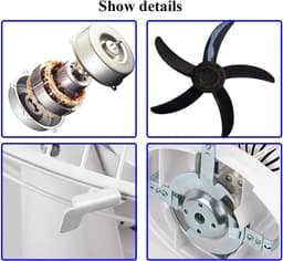 Wandventilator - Luchtcirculatie - Thuiskoeling - Ultrastil - Afstandsbediening - Stijl 1 — thumbnail 3