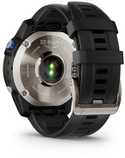 Garmin - 010-02582-51 - D2™ Mach 1 - Smartwatch met geventileerde titanium band en extra zwarte siliconen band — thumbnail 3