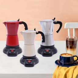 Elektrisch Italiaans Koffiezetapparaat voor Espressokoffie Thuis en Kantoor — thumbnail 3