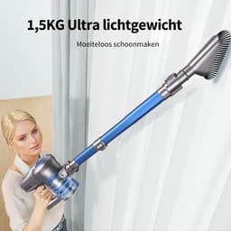 Steelstofzuiger Draadloos - Stofzuiger Zonder Zak op Accu - Inclusief Opzetstukken — thumbnail 5