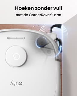 eufy Robotstofzuiger Omni E25 - HydroJet dweilsysteem - 20.000Pa zuigkracht - DuoSpiral borstels die ontklitten - CornerRover arm voor het schoonmaken van hoeken - Alles-in-1 station - Voor gezinnen met huisdieren en kinderen. — thumbnail 5