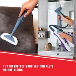 DYNA® Stoomreiniger vloer - Stoomreiniger - Stoomreinigers - Paars - 32cm x 20cm x 112cm — thumbnail 3