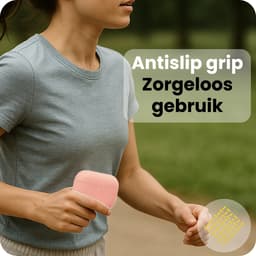 Hoesje Geschikt voor Apple Airpods Pro 3 - Siliconen Hoes met Clip - Silicone Case Cover - Lichtroze — thumbnail 5