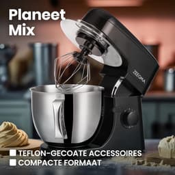 Multifunctionele Kneedmachine 1800W met Touchscreen en 5L Kom — thumbnail 4