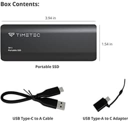Draagbare Externe SSD 2 TB USB 3.2 Gen2 Type C - Snelle en Betrouwbare Opslag — thumbnail 2