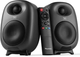 Stereo set - Audizio RS60 HiFi speakers - Boekenplank speakers - Bluetooth - Donkergrijs - 120W — thumbnail 1
