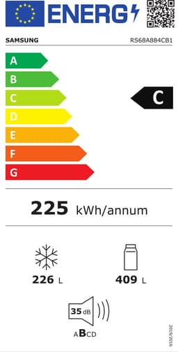 Samsung RS68A884CB1/EF - Amerikaanse koelkast - Zwart — thumbnail 2
