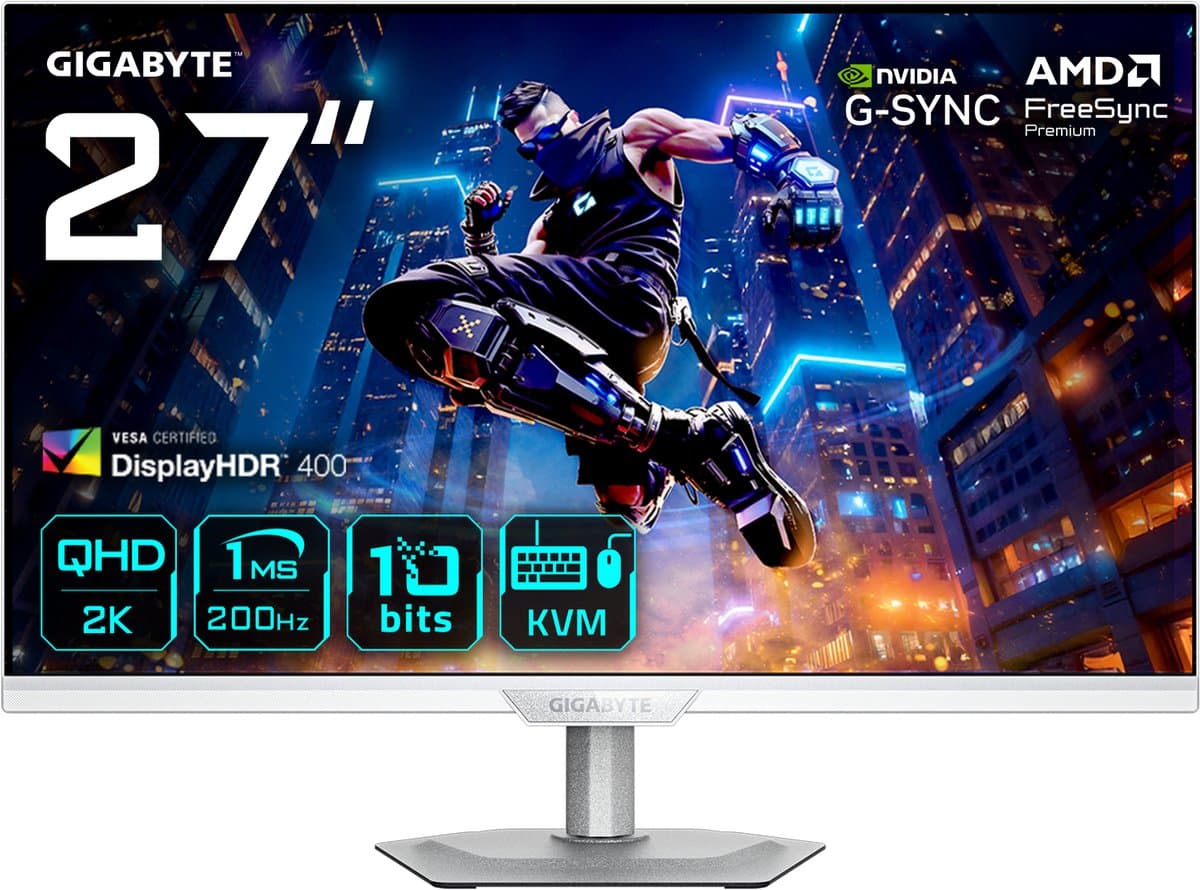 GIGABYTE M27Q2 QD ICE - 2K QHD IPS Gaming Monitor - 200Hz - 27 Inch — afbeelding 1
