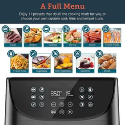 Digitaal Touchscreen Airfryer 5.8QT met 11 Voorgeprogrammeerde Instellingen — thumbnail 1