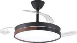 CristalRecord - Plafondventilator Ecoro Ø 106 cm hout zwart — thumbnail 5