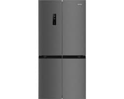 SMEG FQI48KD French Door Koelkast – 488L – No Frost – Inverter Compressor – 4 Deuren – Dark Grey Inox Look