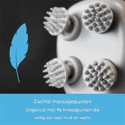 Draadloos Elektrisch Hoofdhuidmassageapparaat – 28 Zachte Siliconen Knoppen, 3 Intensiteitsstanden, Afneembare Massagekop, Waterdicht, Voor Haar & Lichaam — thumbnail 4