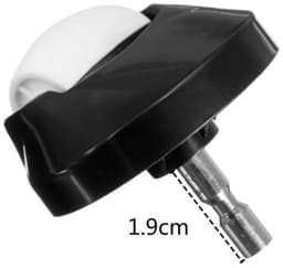 2-pack voorwielen Geschikt voor iRobot Roomba 500/600/700/880/980 Zwart — thumbnail 3