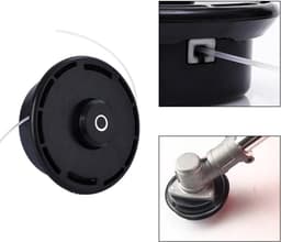 Allecto Plus - Versterkte knop draadkop M10 x 125 links grasmaaier reserveonderdeel - Universele nylon kop - Dubbele kop - Bosmaaier accessoire. — thumbnail 4