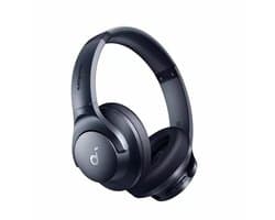 soundcore Q20i by Anker - Draadloze Bluetooth over-ear hoofdtelefoon met hybride actieve ruisonderdrukking - 40 uur speeltijd in ANC-modus - Hi-Res audio - Diepe bas - Personalisatie via app