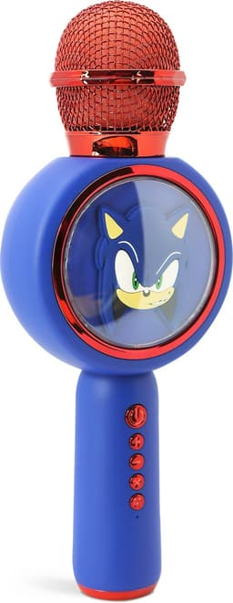 Sonic the Hedgehog - draadloze karaoke microfoon voor kinderen - oplichtend LED display - speaker - met stemeffecten — thumbnail 3