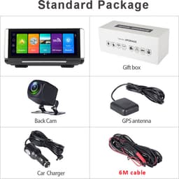 DrPhone RoadGuard Pro - 7 Inch 4G ADAS Android 8.1 Car Dashboard DVR - Maakt je auto slim - Navi - Carkit - Carplay - Touch — thumbnail 5
