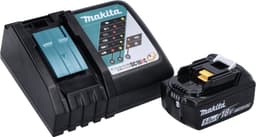 Makita DCL 184 RT1 accustofzuiger 18 V 54 mbar 0,5 l + 1x accu 5,0 Ah + oplader — thumbnail 4