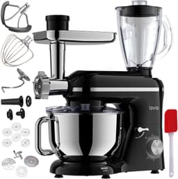 Lovio ChefAssistant Plus planetaire mixer 1900 W - zwart LVSTM02PBK — thumbnail 1