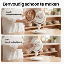 SwitchBot Staande Circulatieventilator – Oplaadbare Slimme Ventilator met Afstandsbediening en App – Wit — thumbnail 4
