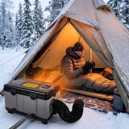 Dieselverwarming – Dieselkachel – Mobiele Verwarmer – Camperkachel – Vrachtwagenkachel – 8KW Vermogen – 5,2L Brandstoftank — thumbnail 1