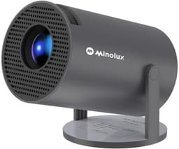 Mini Beamer Wit - 4K Resolutie - Wifi Bluetooth - Draagbaar - Home Theater Projector — thumbnail 4