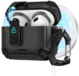 Magnetische AirPods 4 Hoes: TPU PC Beschermhoes met Standaard compatibel met Apple AirPods 4 — thumbnail 1