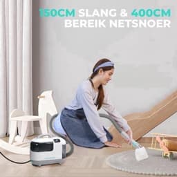Tapijtreiniger – Vloerreiniger – Bekledingreiniger – Stofzuiger – Bankreiniger – Warm Waterfunctie Tot 60°C – Stoomfunctie Tot 100°C — thumbnail 2