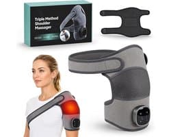 3-in-1 schoudermassage met warmte en vibratie